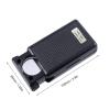 Joebo Microscope Kit 30X 60X Jewelry Magnifier Mini Pocket Hand Magnifying Glass W/LED Light Microscope Lens Adapters view 2