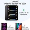 ALILANG Case for iPad Pro 13 inch M5/M4 (2025/2024) with Pen Holder, Multi-View Lightweight Flip Wallet PU Leather Tablet Cover with Stand and Auto Wake/Sleep for iPad Pro 13 2024 Case -Brown view 2
