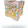 JKVPVANT Flower Tulip LampHandmade DIY Tulip Flower Magic Cube Mirror Night Light, Creative Gift for Teen Girls, Couple, Friends, Children (Multicolor) view 1