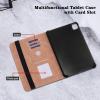 ALILANG Case for iPad Pro 11 Inch M5/M4 2025/2024 (6th/5th Generation) with Auto Sleep/Wake, PU Leather Shockproof Folding Stand Cover with Card Holder and Pen Holder -Black Horse view 3