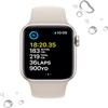 Apple Watch SE (2nd Gen) (GPS, 40mm) - Starlight Aluminum Case with Starlight Sport Band, S/M (Renewed Premium) view 4