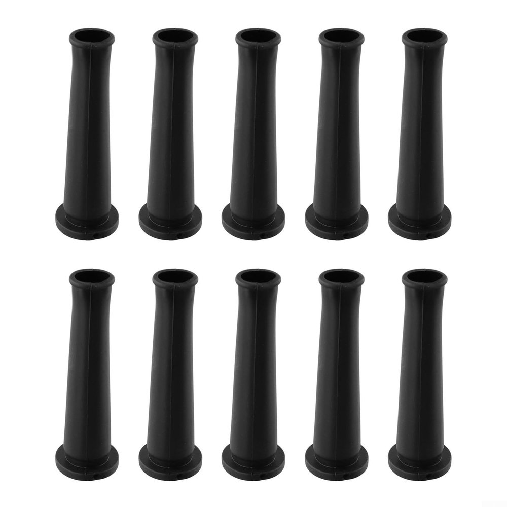 10Pcs Power Cord Boot Protector Cable Sleeve Cable Sleeve Hose Angle Grinder, Hose Rubber 9mm Black
