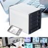 5-Bay Mobile Rack Backplane, HDD Enclosure Hot Swap Cage, Hard Drive Enclosure Internal 5-Bay 3 x 5.25 Drive Bays 5X SATA 3.5"/2.5" S-A-S HDD, Aluminium+Plastic view 2