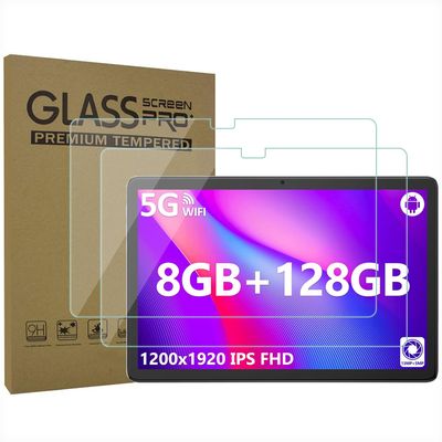 AIJAKO 2-Pack Tablet Screen Protector for jumper EZpad M10SE 10 Inch Tablet, Tempered Glass Film for jumper EZpad M10SE, Anti-Scratch 9H Hardness, SM10SEFG