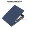 Flip Case for 7"/6.8" Kindle Paperwhite 12th/11th Generation 2024/2021 & Kindle Paperwhite Signature Edition, Two Hand Straps and Vertical Multi-Viewing Stand Cover with Auto Wake/Sleep Light Blue view 3