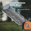 CIVIVI Pocket Knife for Men, ExOne Folding Knife with Flipper, 2.94" Damascus Blade Wood Handle for Perfect EDC Gift C23036-DS1 view 2