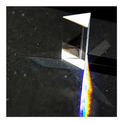 Joebo Microscope Kit 25x25x25/30/40/50/70/75/80/150mm Triangular Equilateral Prism Seven-Color Sunlight Rainbow Light Spectrum Physics Experiment Microscope Lens Adapters (Color : 25x25x25x80mm)