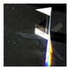 Joebo Microscope Kit 25x25x25/30/40/50/70/75/80/150mm Triangular Equilateral Prism Seven-Color Sunlight Rainbow Light Spectrum Physics Experiment Microscope Lens Adapters (Color : 25x25x25x80mm) view 1