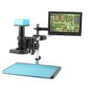 Microscope Kit 4K 8MP USB HDMI LAN Video Microscope Measuring Camera + 100X/130X/180X/300X/200X/500X Zoom Lens for PCB Soldering Phone Repair PCB Inspection Microscope Lens Adapters (Color : D, Size view 1