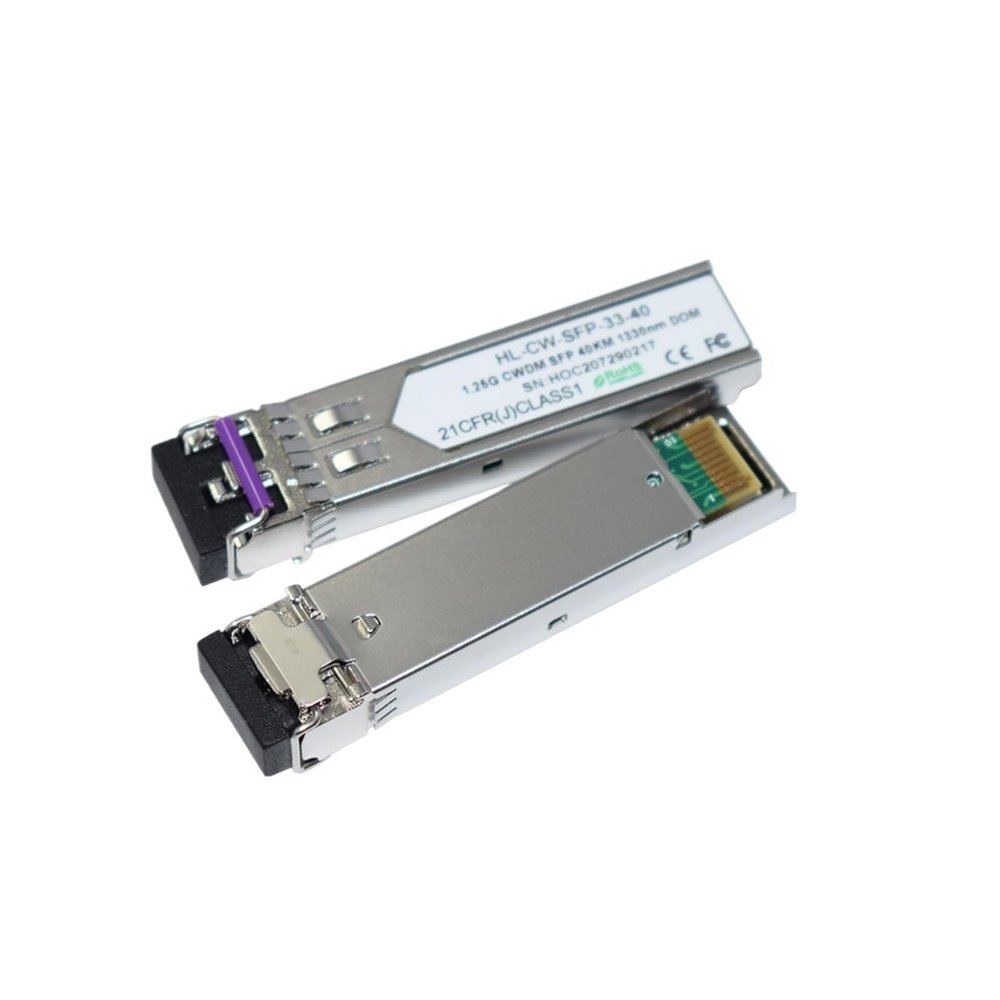 DWFSKZKV 1.25G Ethernet Single Mode 1330nm SFP Transceiver ER40KM with LC Connector