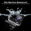 MOJMBSBY 5K 50fps Action Camera 170 Wide Angle 4800p 2.2 HD Touch Home Screen 64GB Card & 50 Piece Accessory Kit Waterproof Underwater view 4
