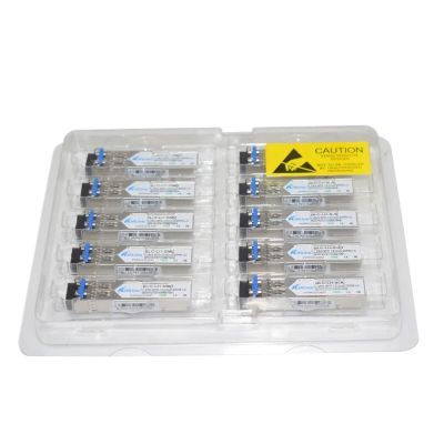 DWFSKZKV 4PCS Optical Transceiver Fiber Optical SFP 1.25g 20km 1310nm Duplex LC