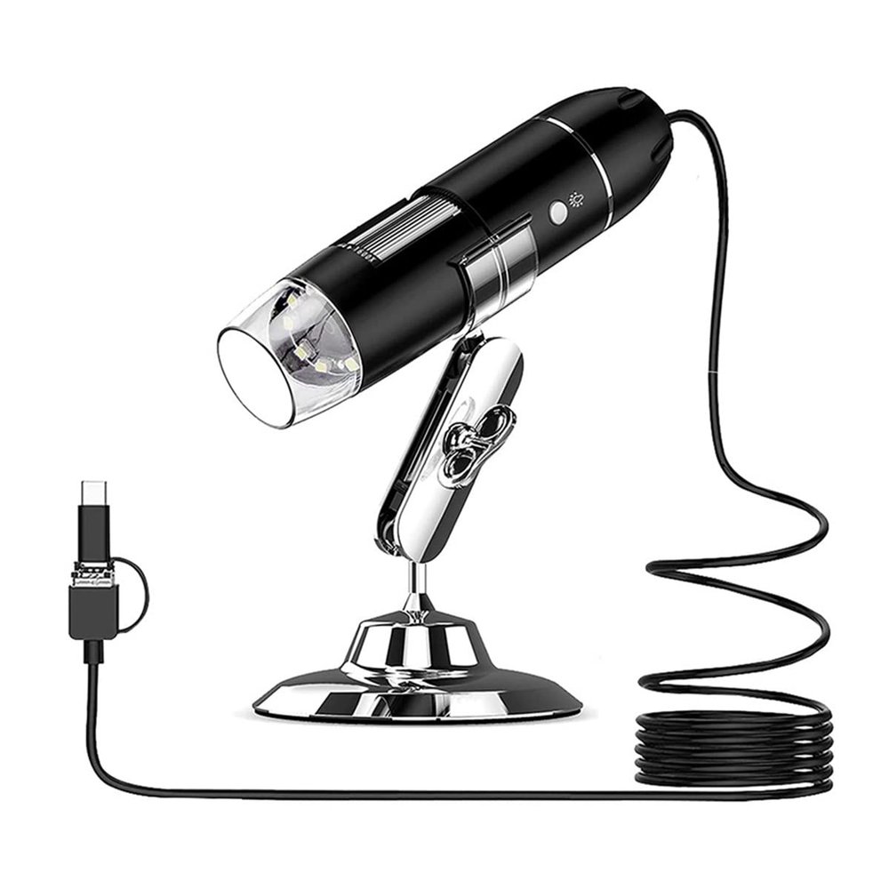 JOEBO Microscope Kit USB Digital Microscope 1000X Magnification Microscope Camera, Handheld USB Microscope Microscope Lens Adapters