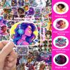 100pcs Music Stickers Girls Bulk Stickers for Water Bottles Sticker Aesthetic Waterproof Skull Sticker for Adults Musical Gifts for Musics Lovers Laptop Music Themed Birthday Party Decorations view 3