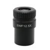 Microscope Kit Microscope Eyepiece, SWF12.5X/20mm Biological Microscope Wide-Angle Eyepiece for Optical Microscope Eyepieces, 20mm Large View 30mm Mounting Adjustable Microscope Eyepiece Microscope Le view 1