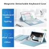 with Mouse Keyboard case for iPad Pro 13 inch 2024, Built-in trackpad Pencil Holder Detachable Bluetooth Keyboard Touch Keyboard for iPad Pro 2024 13''Purple view 2
