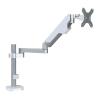 ELUKHT Single Monitor Desk Mount, Gas Spring Monitor Arm Fits 17-43 Inch Monitor, Monitor Desk Stand with 75x75, 100x100mm view 1