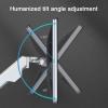 ELUKHT Single Monitor Desk Mount, Gas Spring Monitor Arm Fits 17-43 Inch Monitor, Monitor Desk Stand with 75x75, 100x100mm view 4