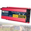 1600w/2200w/3000w Pure Sine Wave Power Inverter 12v/24v/48v/60v/ Dc to Ac 110v/230v with Socket, Display, for Rv,3000w-12Vto110V view 1