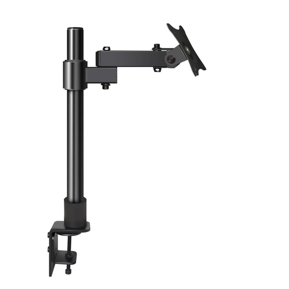 ELUKHT Single Monitor Mount, Height/Angle Adjustable Single Desk Mount Stand for 14-27" Computer Screens, 75x75mm Or 100x100mm (Size : 40cm) (40cm)