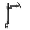 ELUKHT Single Monitor Mount, Height/Angle Adjustable Single Desk Mount Stand for 14-27" Computer Screens, 75x75mm Or 100x100mm (Size : 40cm) (40cm) view 1