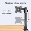 ELUKHT Single Monitor Mount, Height/Angle Adjustable Single Desk Mount Stand for 14-27" Computer Screens, 75x75mm Or 100x100mm (Size : 40cm) (40cm) view 3