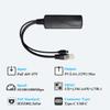 REVODATA 2.5G Type C PoE Splitter 5V/2.4A, 48V PoE to USB-C 5V/2.4A 12W Output, 2.5Gbps Ethernet Comply IEEE802.3af/at, Plug and Play for Smart Home view 3