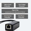 REVODATA 2.5G Type C PoE Splitter 5V/2.4A, 48V PoE to USB-C 5V/2.4A 12W Output, 2.5Gbps Ethernet Comply IEEE802.3af/at, Plug and Play for Smart Home view 4
