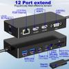 Surface Dock, 12-in-1 Triple Displays VGA +Dual HDMI Surface Docking Station for Surface Pro 11/10/9/8/X/7/6/5/4/3, Surface Book 3/2/1, Surface Laptop go/6/5/4/3/2/1 view 2