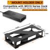CaSZLUTION Wall and Under Desk Mount Compatible with Dell WD19 Series Dock, Acrylic Holder Docking Station Mounting Stand for Dell WD19, WD19S, WD19DC, WD19DCS, WD19TB, WD19TBS, WD22TB4 Dock view 3