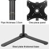 ELUKHT Single Monitor Desk Stand, Height Adjustable Monitor Stand for 20-40 Inch Screens, Freestanding Monitor Desk Mount view 3