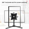 ELUKHT Single Monitor Desk Stand, Height Adjustable Monitor Stand for 20-40 Inch Screens, Freestanding Monitor Desk Mount view 4