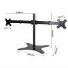 Dual Monitor Stand, Heavy-Duty Fully Adjustable Arms Monitor Desk Mount for 2 Screens Up to 32 Inch, Easy to Setup view 2
