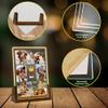 Hetano Best Fathers Day Custom Gifts Ideas for Dad from Daughter Kids Wife, Personalized Acrylic Plaque Night Light with Photo Pictures, Customized Unique Creative Birthday Gift for Husband Stepfather view 3