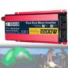 1600w/2200w/3000w High Efficiency Pure Sine Wave Power Inverters Dc 12v/24v/48v/60v to Ac 110/220v Converter,with Display & Ac Outlets,2200w-12Vto110V view 1
