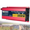1600w/2200w/3000w Pure Sine Wave Power Inverter 12v/24v/48v/60v/ Dc to Ac 110v/230v with Socket, Display, for Rv,2200w-12Vto110V view 1
