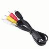 AV Cable Mini USB to 3 RCA for Camera to TV, 1.2M Replacement Cable, Plug and Play, Compatible with Canon IXUS 990 is 980 is 970 is view 1