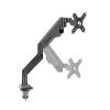 ELUKHT Tv Wall Mount Adjustable Gas Spring Single Arm Stand, Single Monitor Desk Mount, for 17-49 Inch LCD LED Flat Screen with Weight Capacity 6.6lbs to 29.7lbs (A) view 1