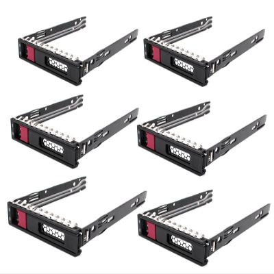 6-pcs Hard Drive Bracket 774026-001 797520-001 797519-001 SSD Bracket 3.5 Hard Drive Caddy Compatible for HP ProLiant ML110 ML350 DL325 ML30 DL20 G10 Gen10 for HP Apollo 4510 4200 G9 Gen9