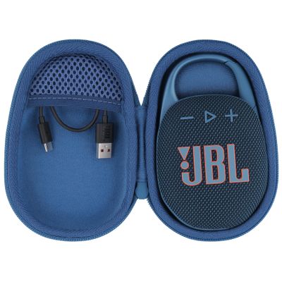 co2CREA Hard Carrying Case for JBL Clip 5 Portable Mini Speaker, Blue