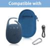 co2CREA Hard Carrying Case for JBL Clip 5 Portable Mini Speaker, Blue view 4