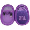 co2CREA Hard Carrying Case Replacement for JBL Clip 5 Waterproof Portable Mini Speaker (Purple Case) view 1