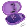 co2CREA Hard Carrying Case Replacement for JBL Clip 5 Waterproof Portable Mini Speaker (Purple Case) view 2