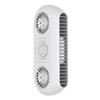 Riloer Mini Fan Small Quiet 1 Set Without Diffuser Tablets, Personal Small Car USB Fan Fit for Car Cooling Home Office Car Summer Travel Gifts, Four Speed Adjustment Twin Turbo Rechargeable White view 2