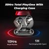ALANTOP Open Ear Headphones Bluetooth 5.4 Built-in Mic LED Digital Display Charging Case 60 Hours Playtime Wireless Earbuds with Earhooks Waterproof Earphones for Sport Workout Running Fitness view 4