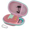 co2CREA Hard Carrying Case Replacement for JBL Clip 5 Waterproof Portable Mini Speaker (Pink Case) view 2