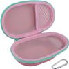 co2CREA Hard Carrying Case Replacement for JBL Clip 5 Waterproof Portable Mini Speaker (Pink Case) view 3