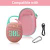 co2CREA Hard Carrying Case Replacement for JBL Clip 5 Waterproof Portable Mini Speaker (Pink Case) view 4