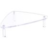 Elitix Corner Monitor Stand Clear Desk Computer Desktop Organizer Stand, Universal Monitor Lifting Riser 9cm Height, Reduced Neck Strain Computer Stand for Display Flat Screen view 1