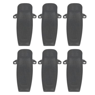 6PCS Intercom Radio Belt Clips, ABS Material, Convenient to Use, Compatible TC?610 TC?500S TC?508 TC?700 TC?780, for Portable Dual Way Radio